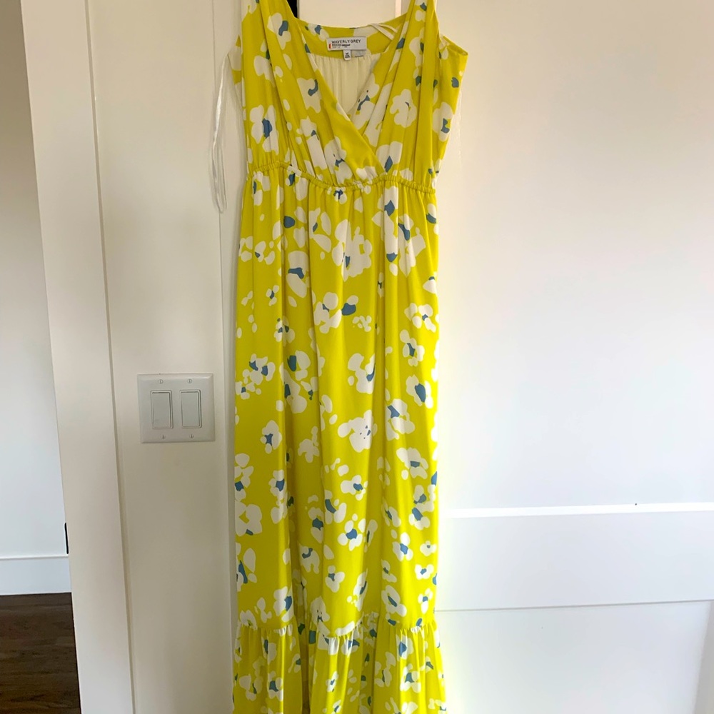 Long maxi dress, thin straps